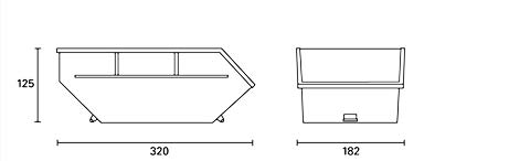 Absetzmulde 5 cbm