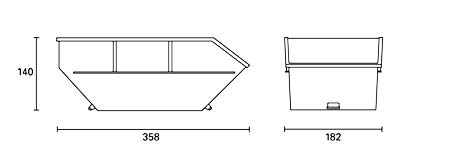 Absetzmulde 7 cbm